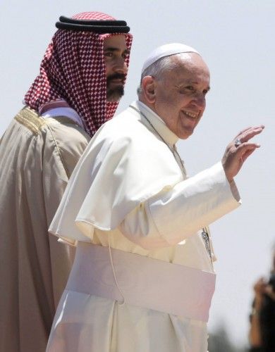 El Papa Francisco comienza una visita oficial a Tierra Santa.