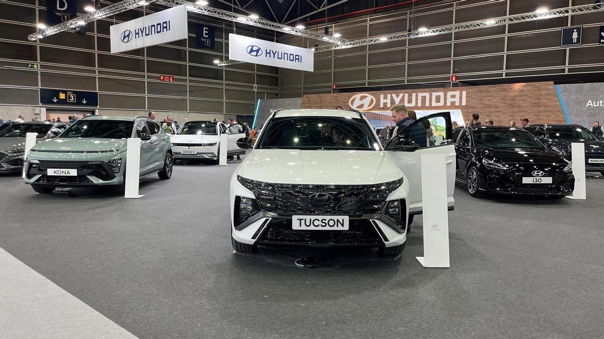 La gama eléctrica de Hyundai, protagonista del stand de vehículos nuevos.