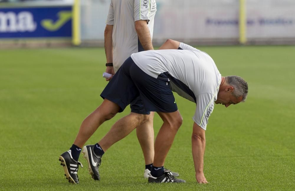 Presentación y primer entrenamiento de Fran Escribá