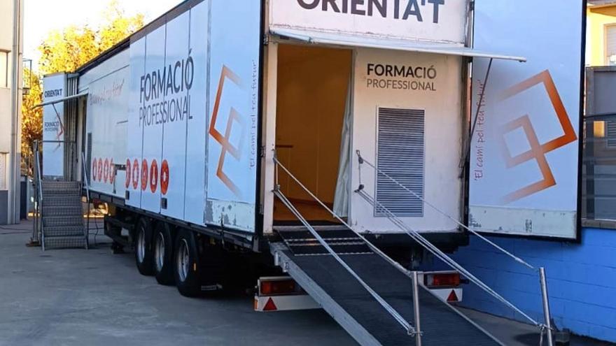 La Fundació dels Oficis divulgarà l’FP  a la comarca amb un camió itinerant