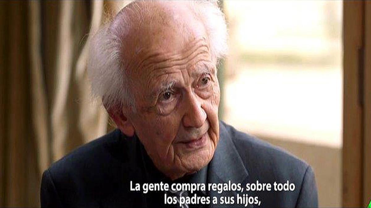 Zygmunt Bauman, con Jordi Évole, en ’Salvados’ (La Sexta).