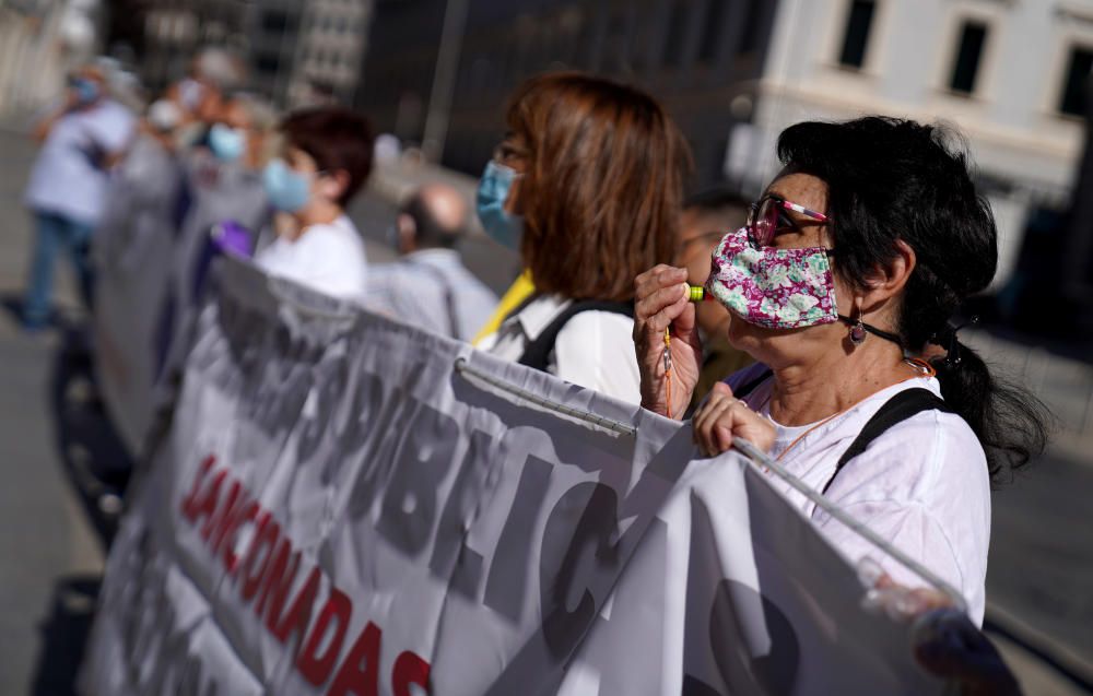 Restricciones y protestas en Madrid