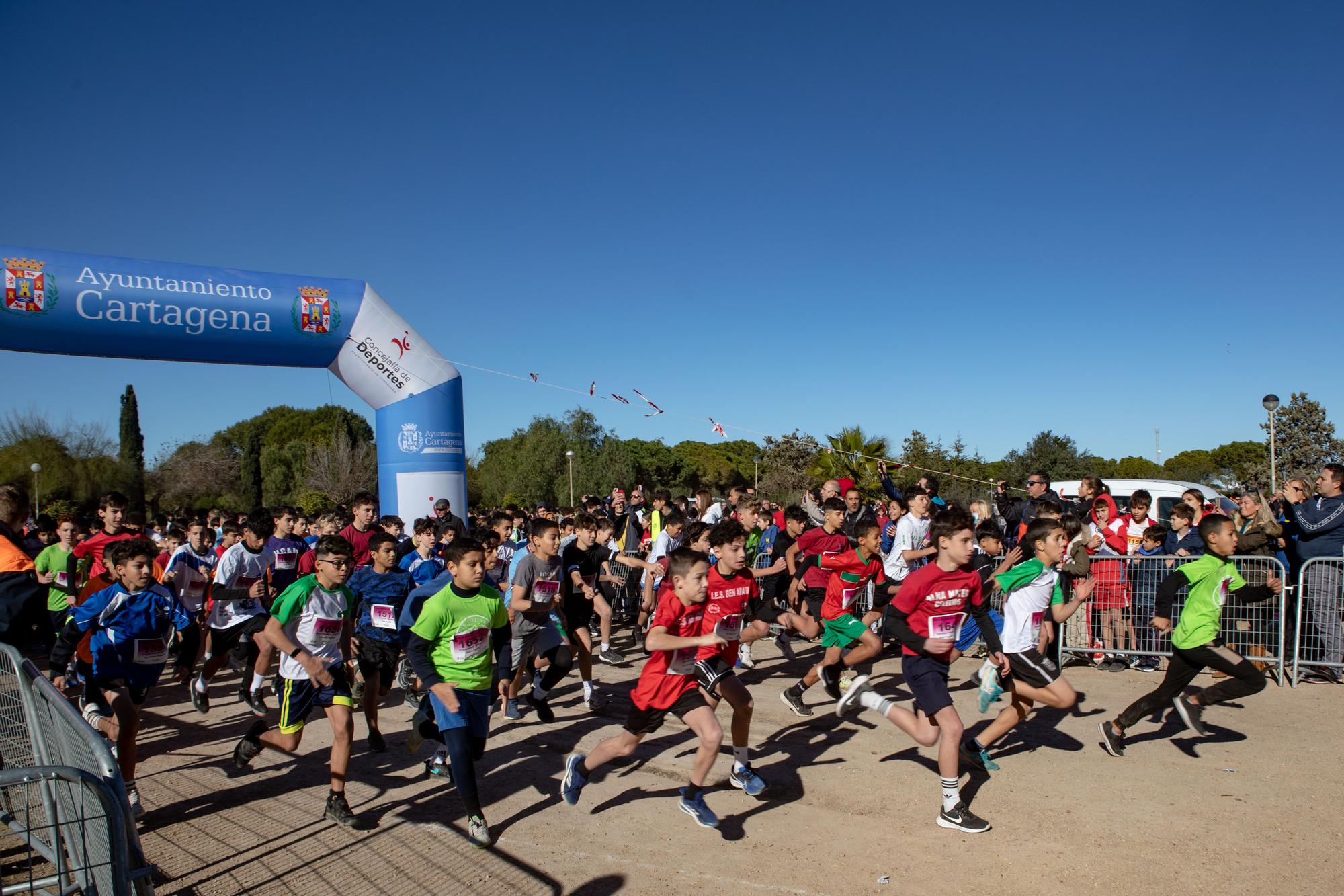 Las imágenes del Cross Escolar en Cartagena