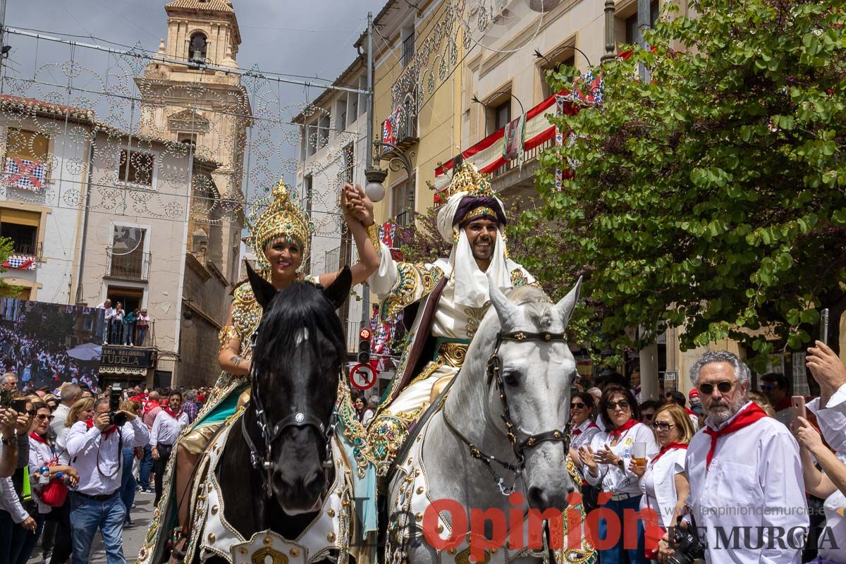 Moros y Cristianos en la mañana del día dos en Caravaca