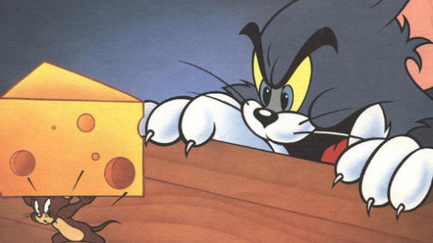 Tom y Jerry, amantes del queso