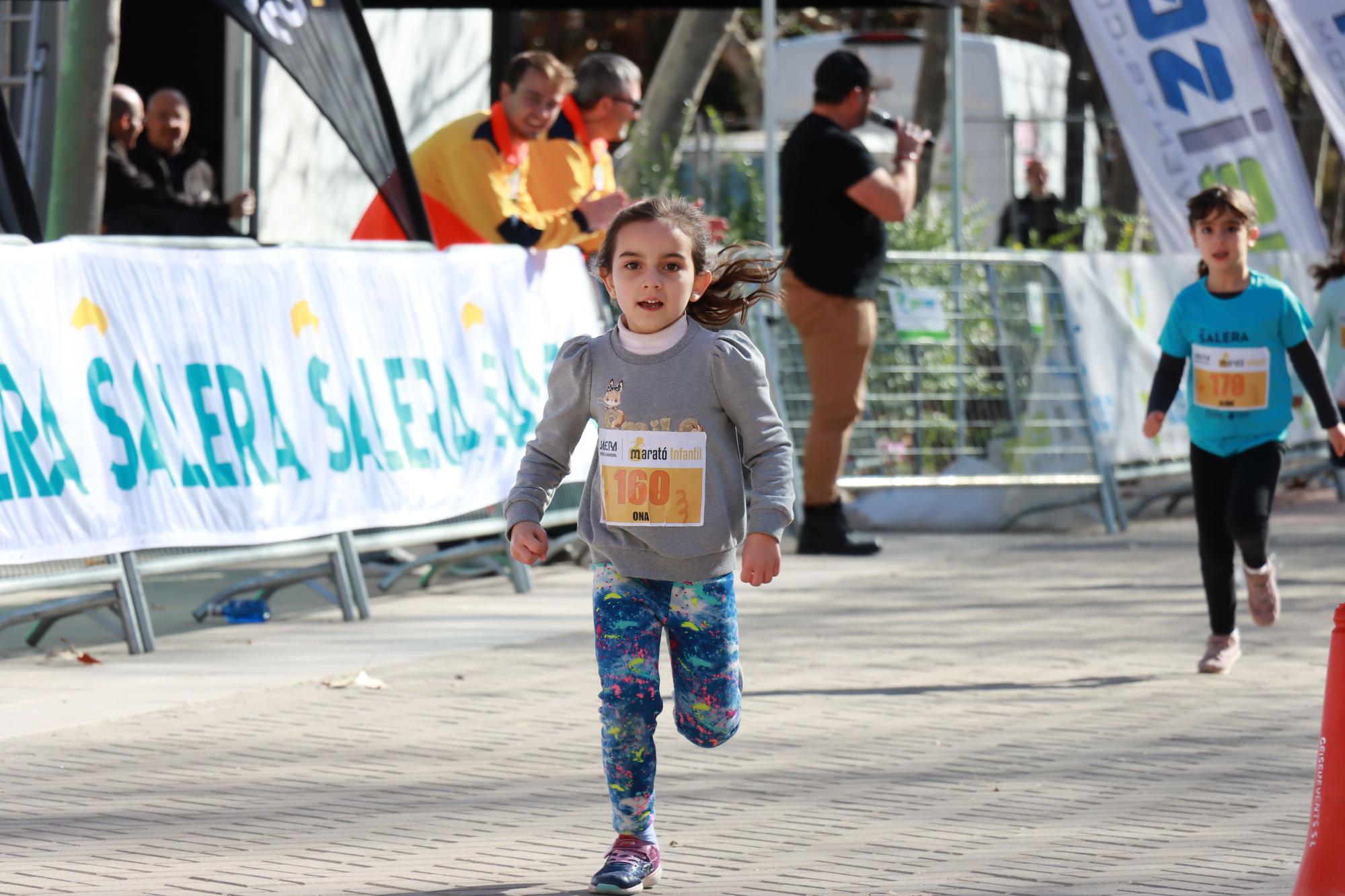 Las mejores imágenes de la maratón infantil en Castelló