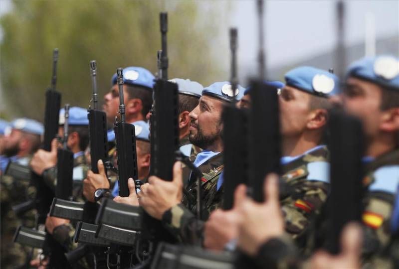 FOTOGALERÍA / Visita del Rey a la base de la Brigada de Cerro Muriano en Líbano