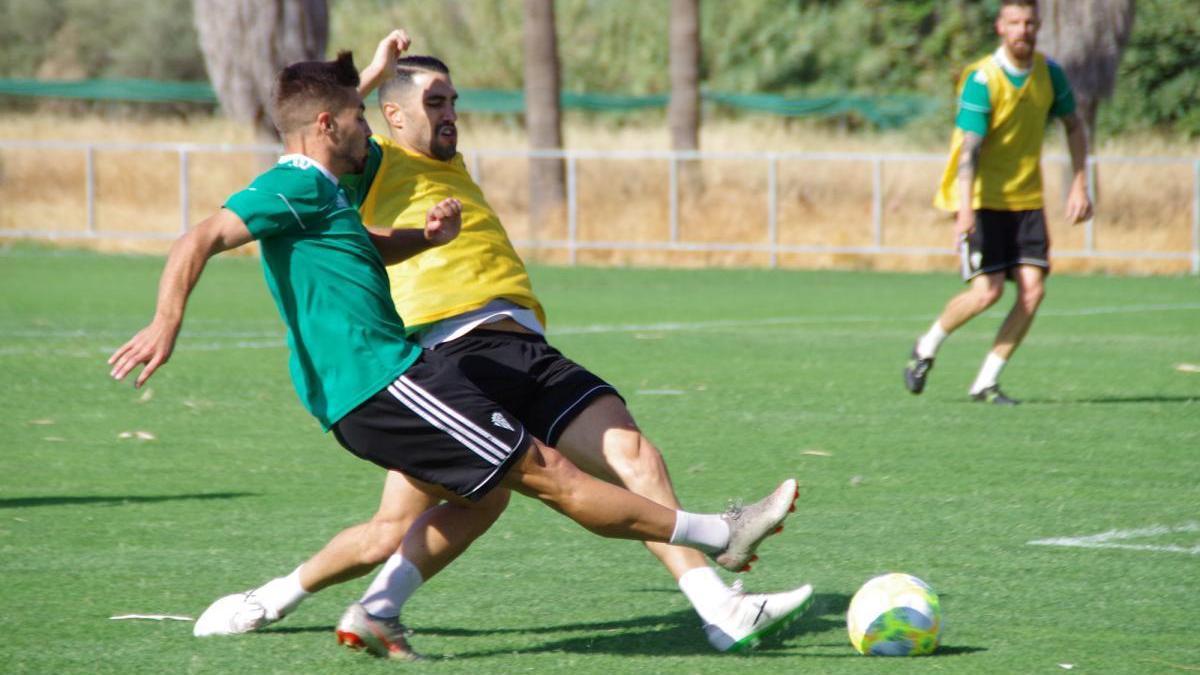 Máxima intensidad en el entrenamiento del miércoles