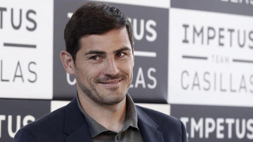 Iker Casillas, durante un acto en Madrid.