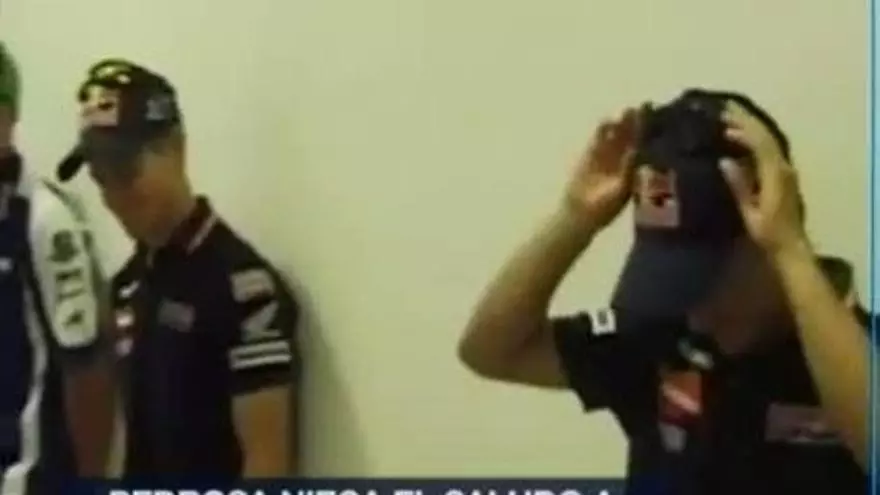 Pedrosa le niega el saludo a Simoncelli en Mugello
