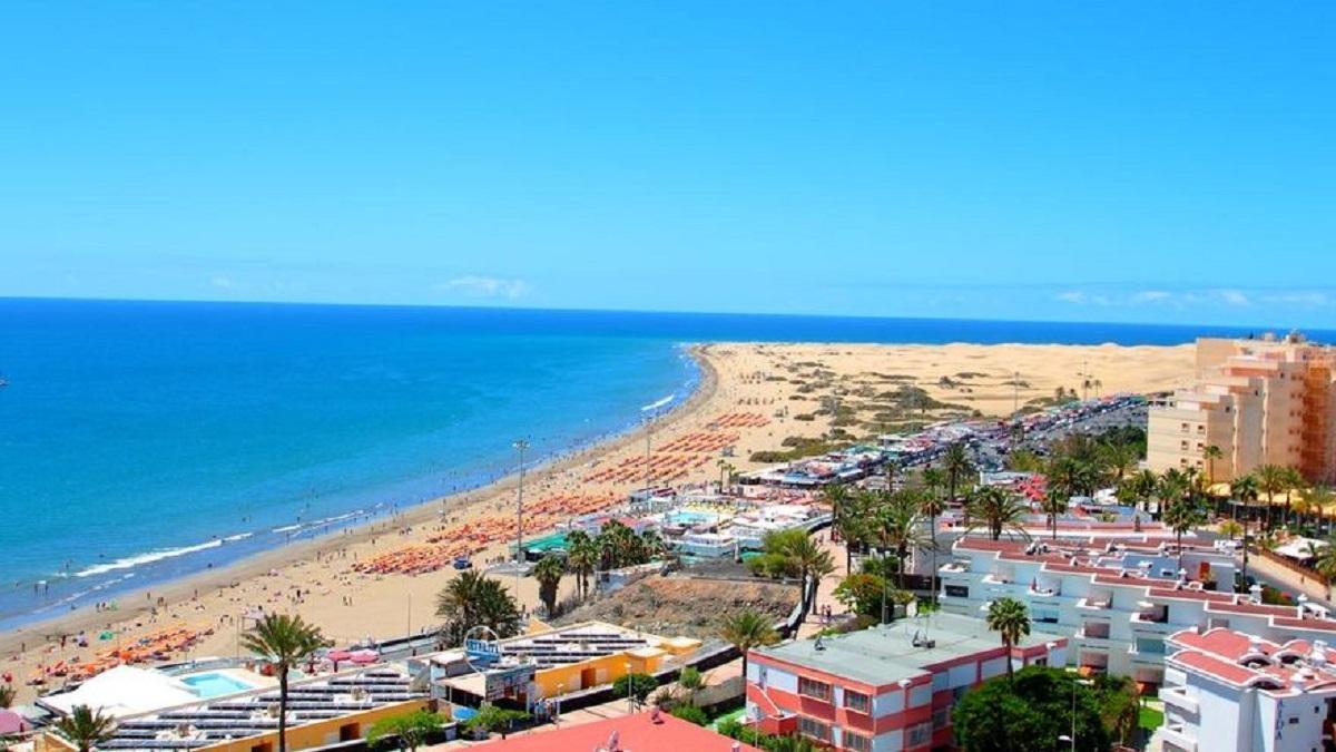 Playa del Inglés en una imagen de archivo.