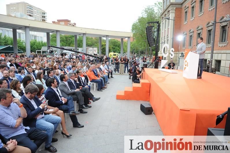 Albert Rivera, líder de Ciudadanos, en Murcia