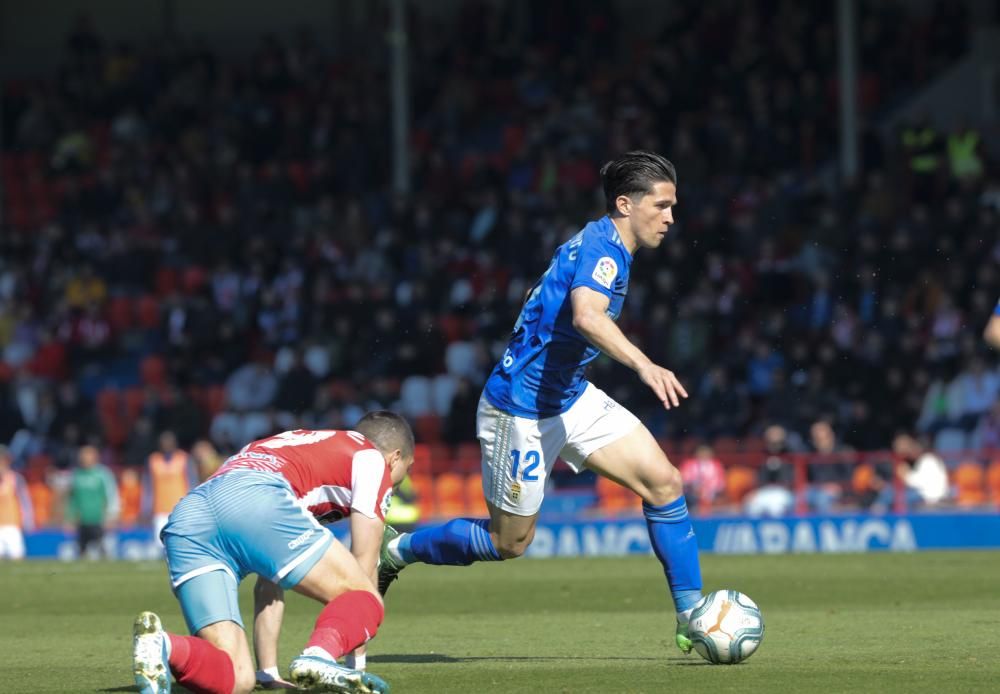 El partido del Oviedo en Lugo, en imágenes