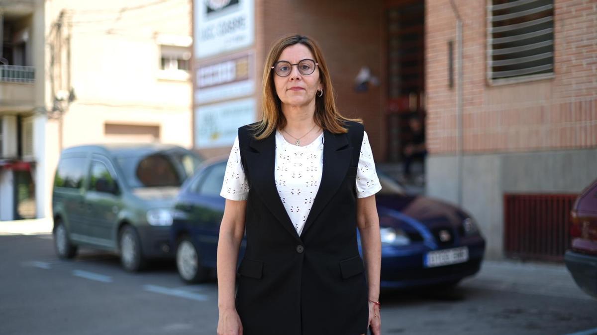 La alcaldesa de Caspe, Ana Jarque