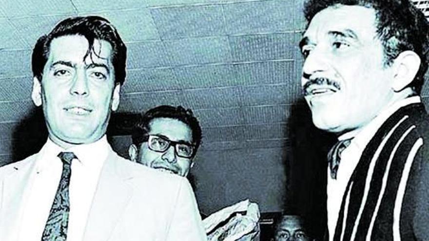 Vargas Llosa y García Márquez cuando aún eran amigos.
