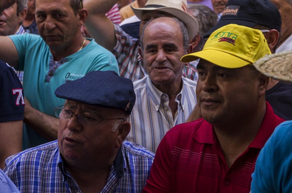 Tensión en la protesta de los agricultores