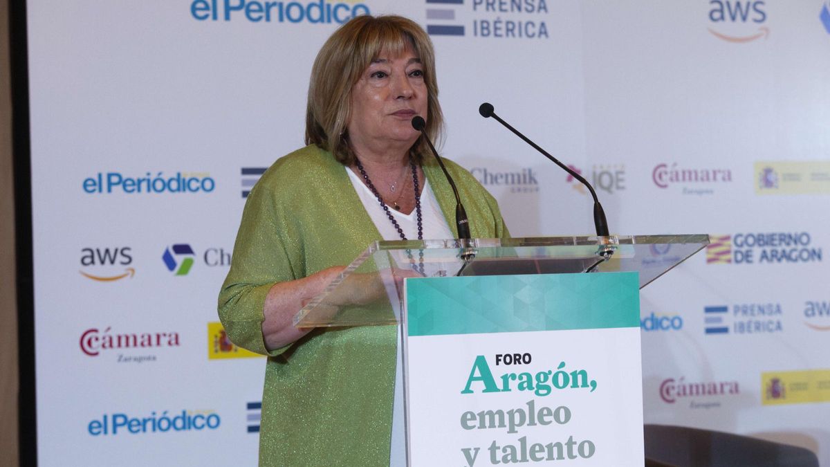 Tomasa Hernández, consejera de Educación del Gobierno de Aragón.
