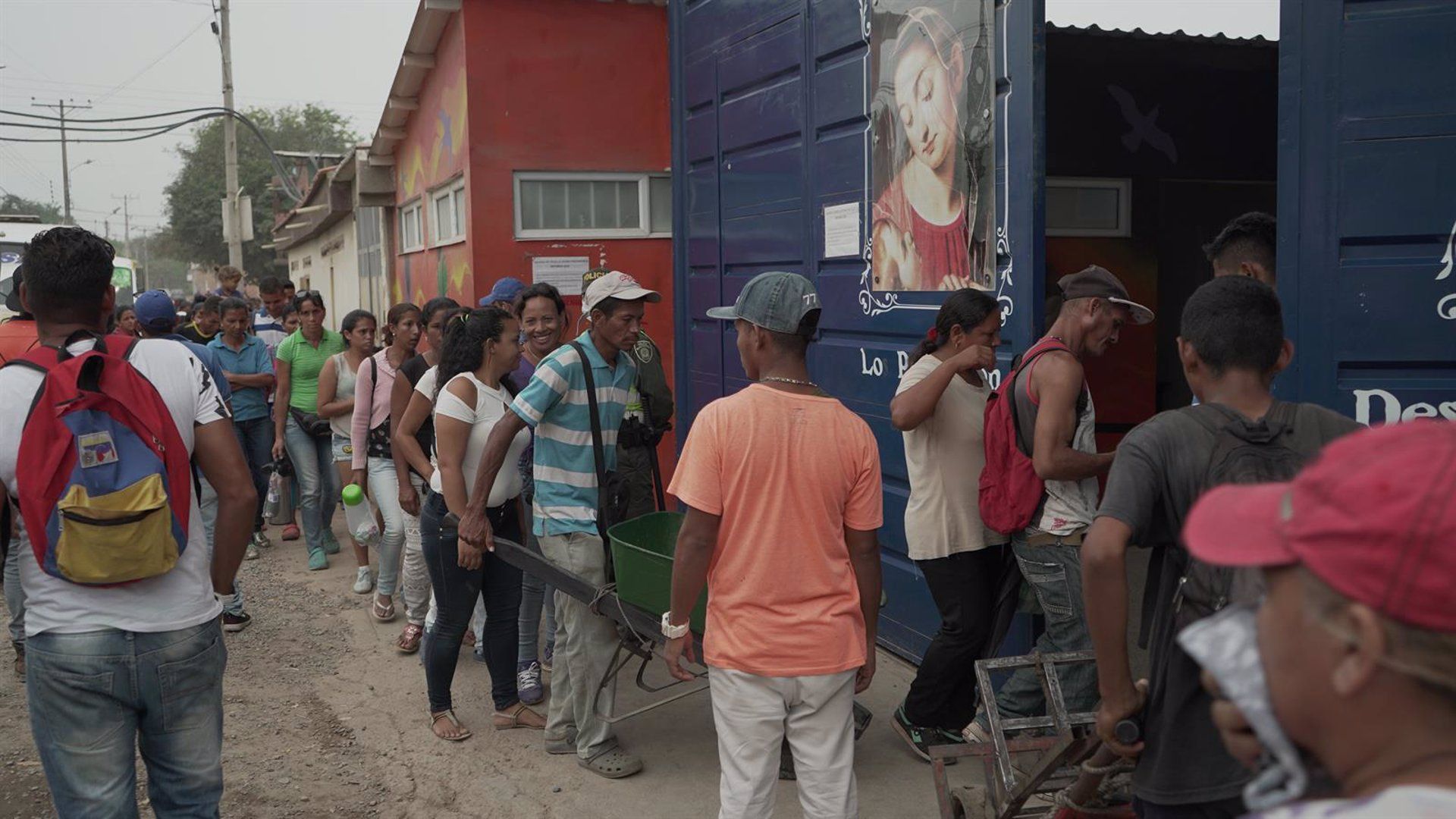 Imagen de archivo de migrantes venezolanos.