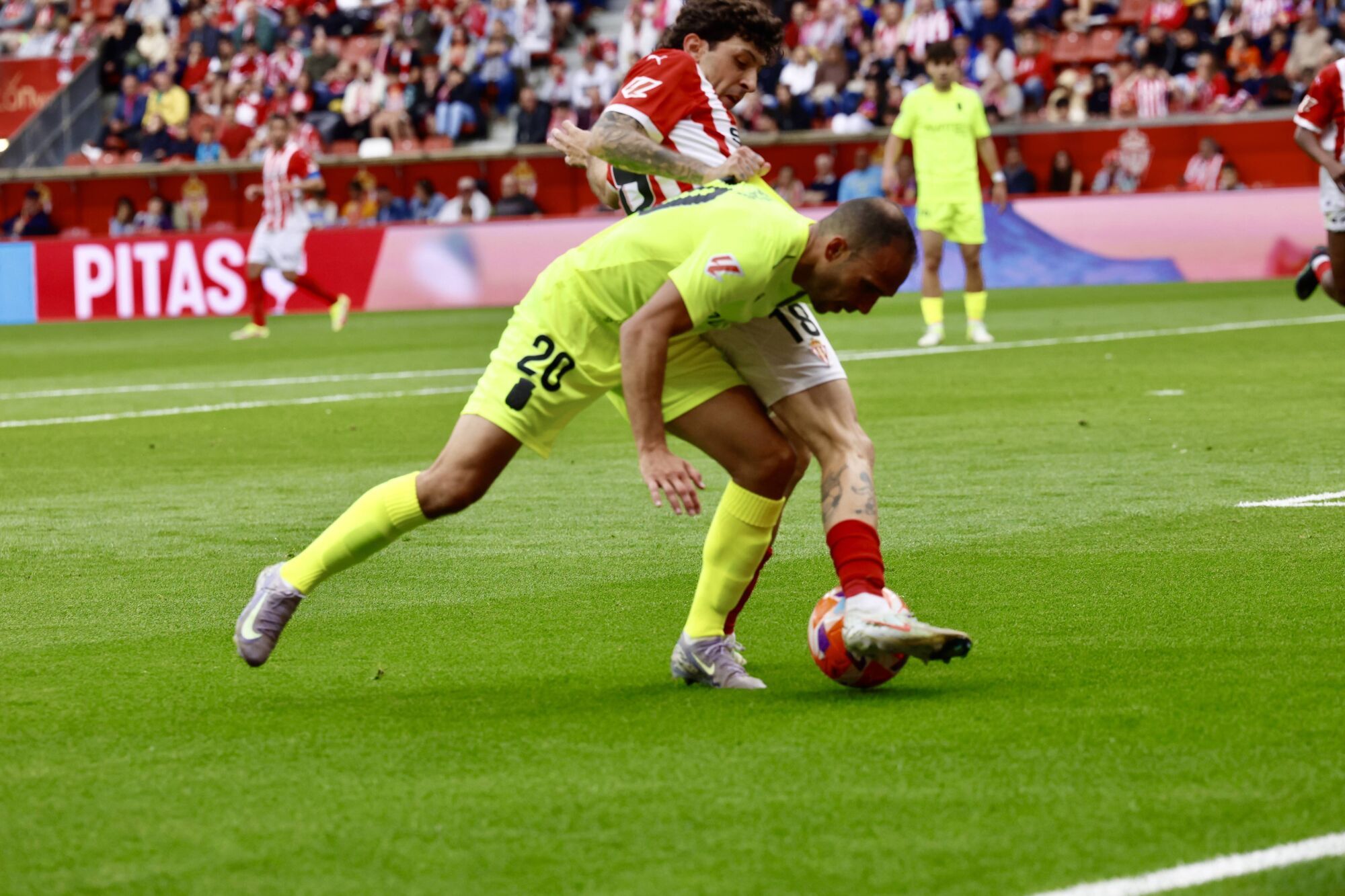 Así fue el partido entre el Sporting y el Cartagena
