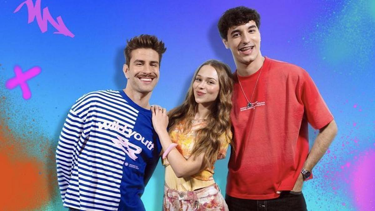 Los presentadores de 'Team total', que se emite cada día por la tarde en Clan.