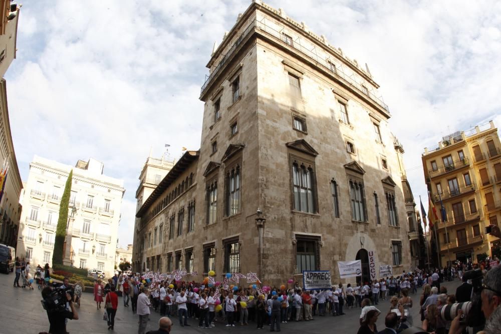 Manifestación de la concertada en Valencia