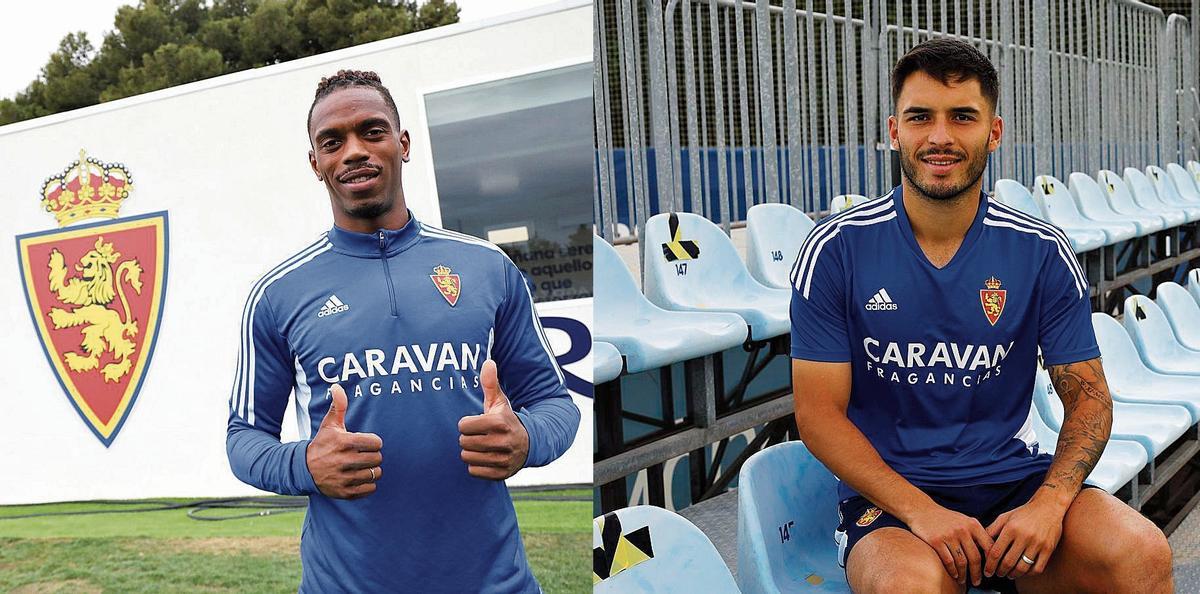 Jair Amador y Lluís López, en diferentes escenarios de la Ciudad Deportiva.