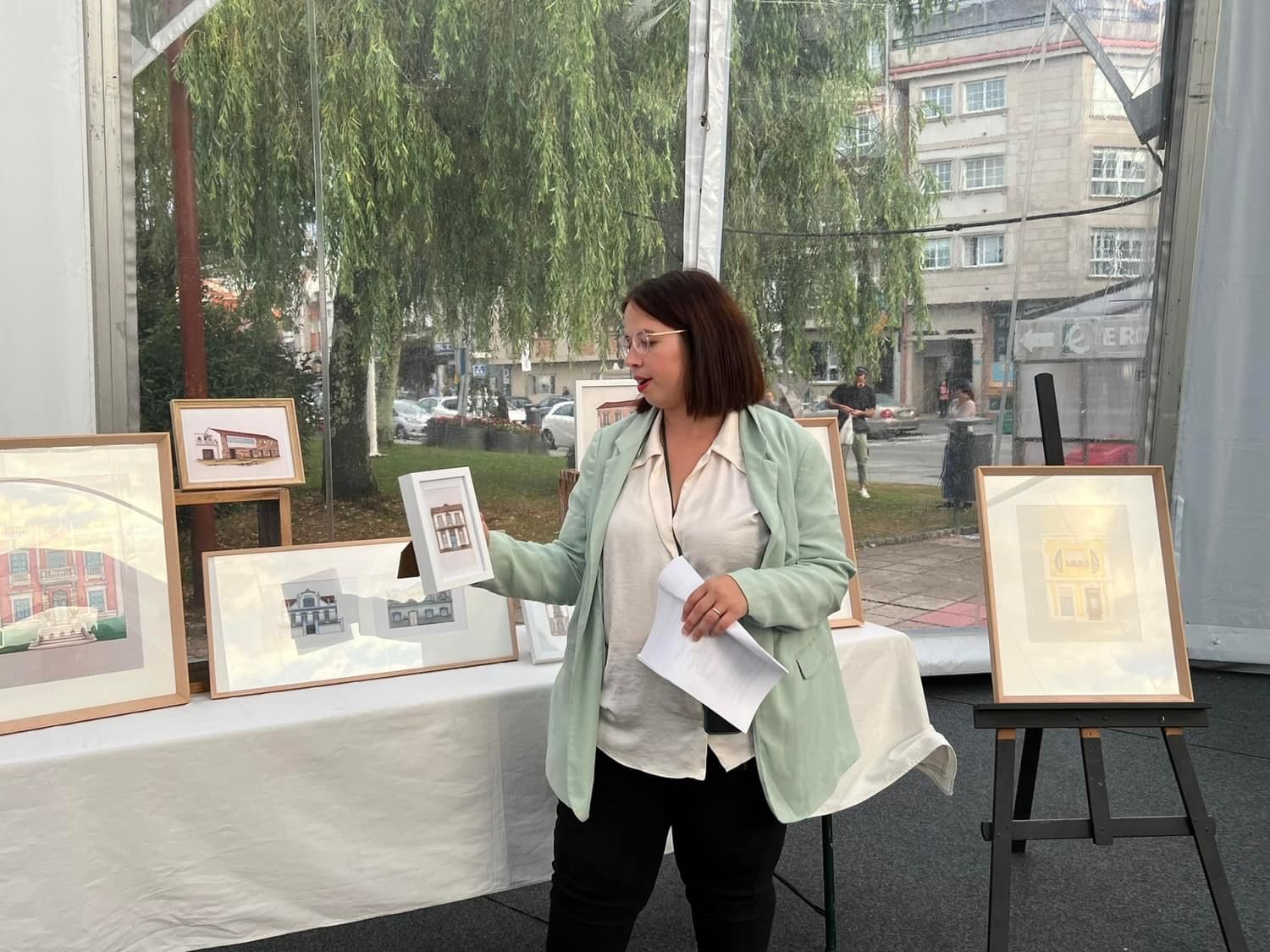 Así es un viernes 13 en la Festa do Marisco de O Grove.