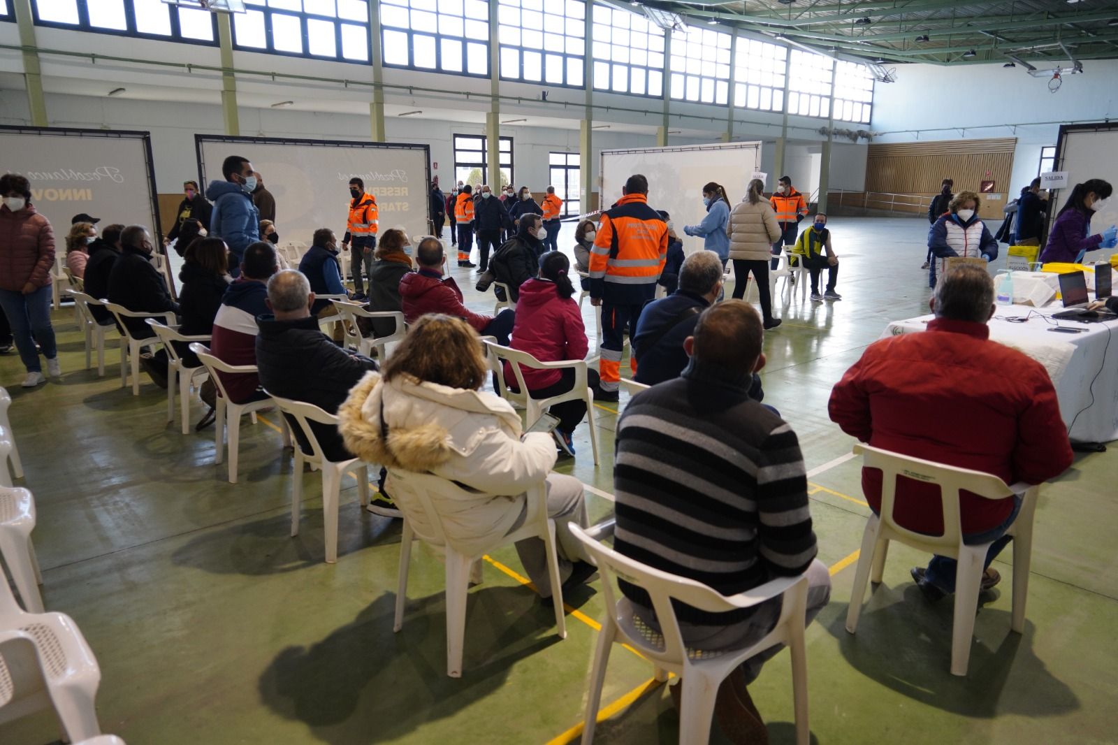 Vacunación masiva sin cita contra el covid en Pozoblanco