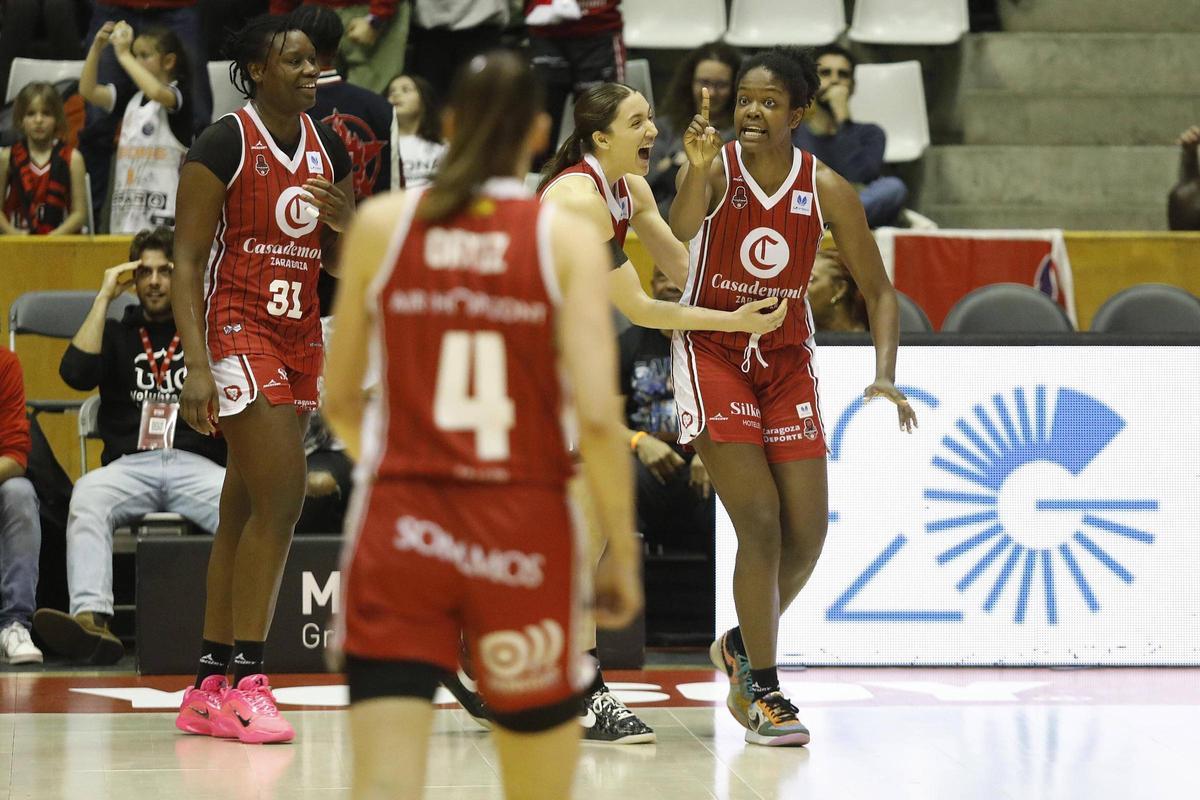 Fingall, agarrada por Pueyo segundos después del triple decisivo