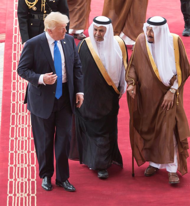 Trump visita Arabia Saudí en su primer viaje internacional