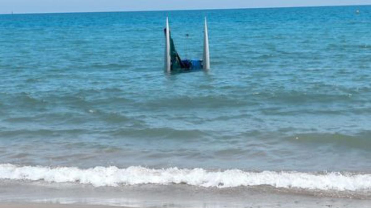 Así quedó el catamarán. | LEVANTE-EMV