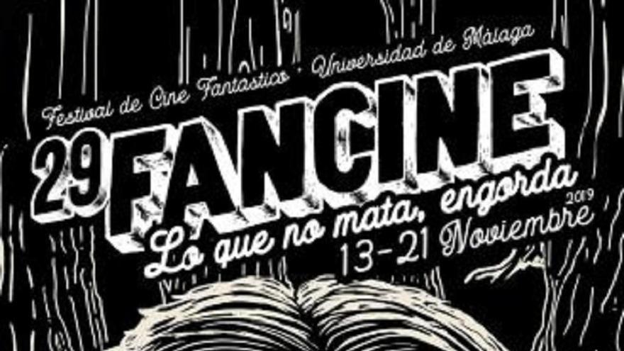 Cartel de la 29 edición del Festival de Cine Fantástico de la Universidad de Málaga