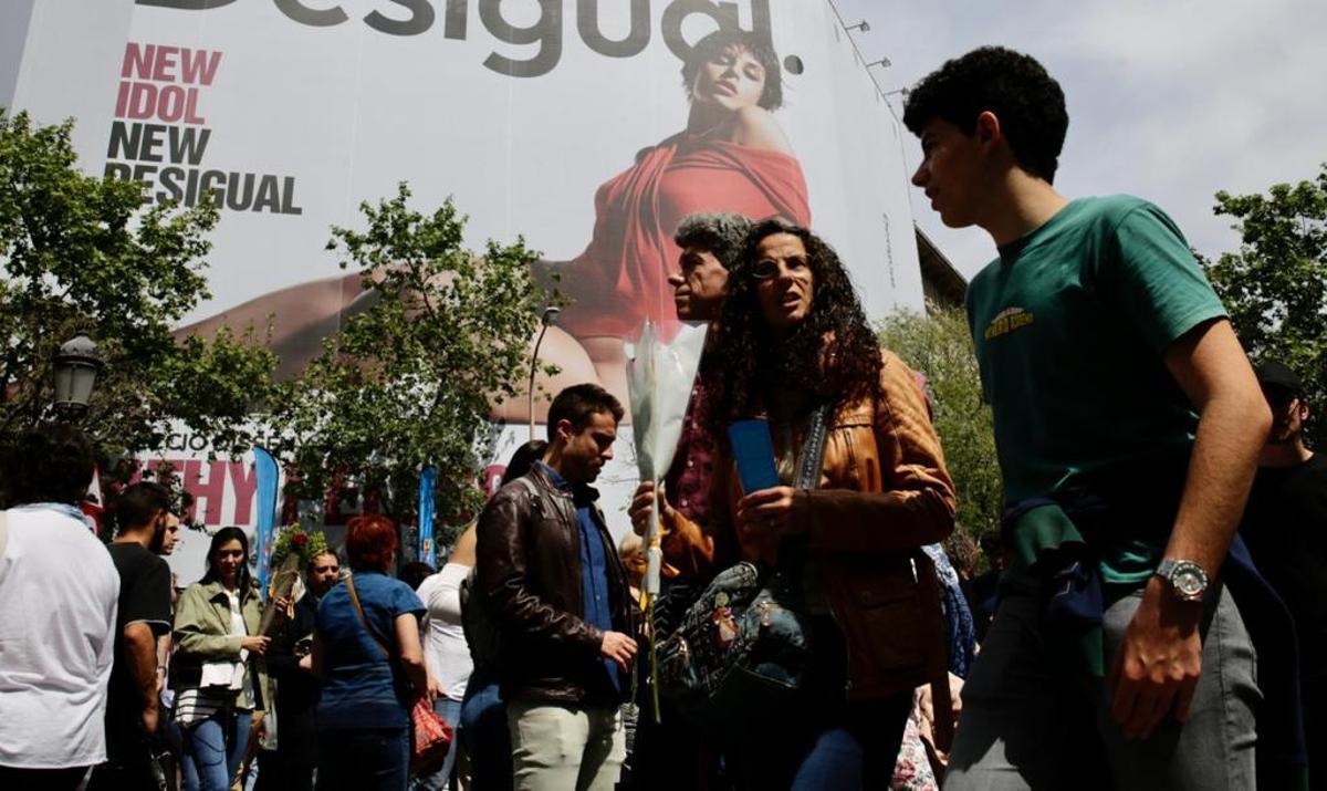 Sant Jordi de récord en Barcelona