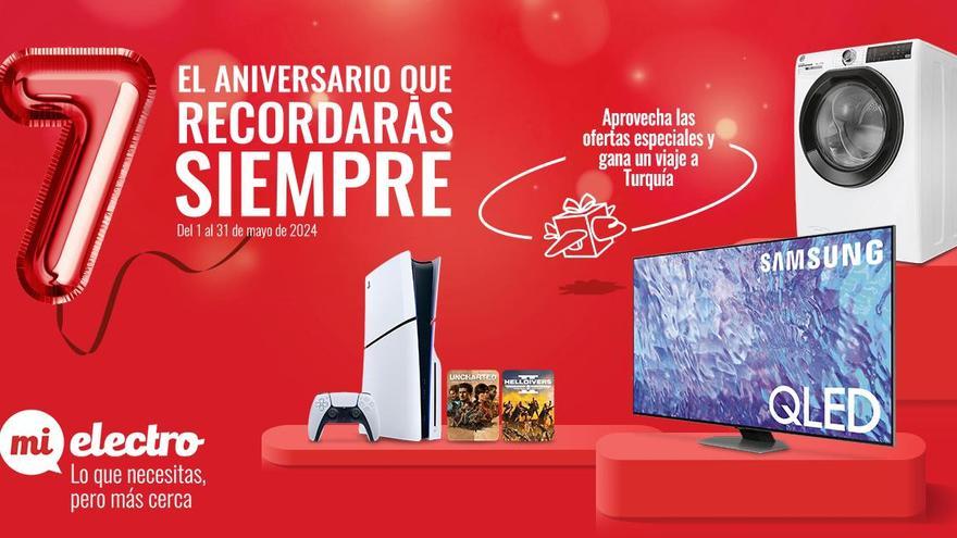 Mi Electro celebra su séptimo aniversario con sorteos y descuentos