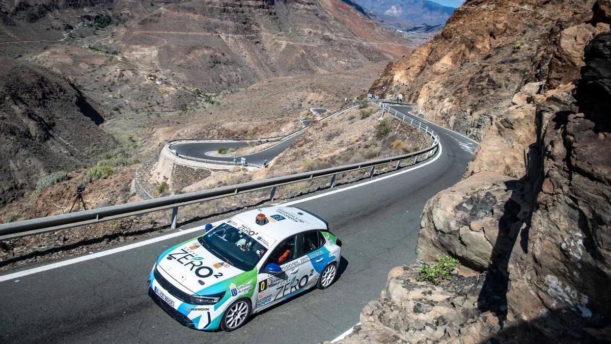 Un coche eléctrico del programa Zero2 en acción.