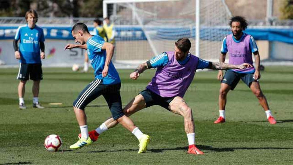 El Real Madrid prepara el encuentro contra el Levante