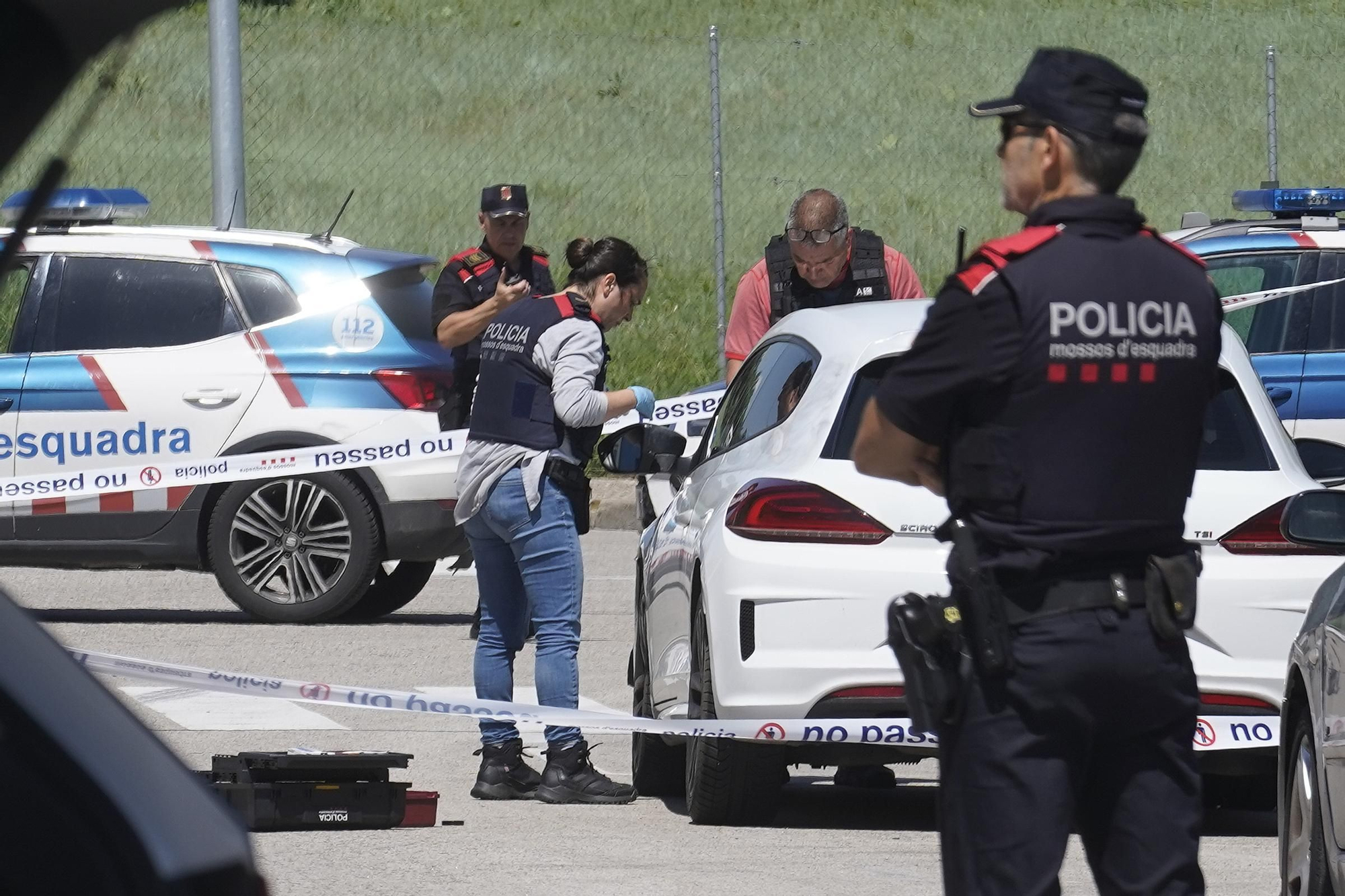 Una baralla acaba amb un mort per ferida de bala al polígon de Riudellots de la Selva
