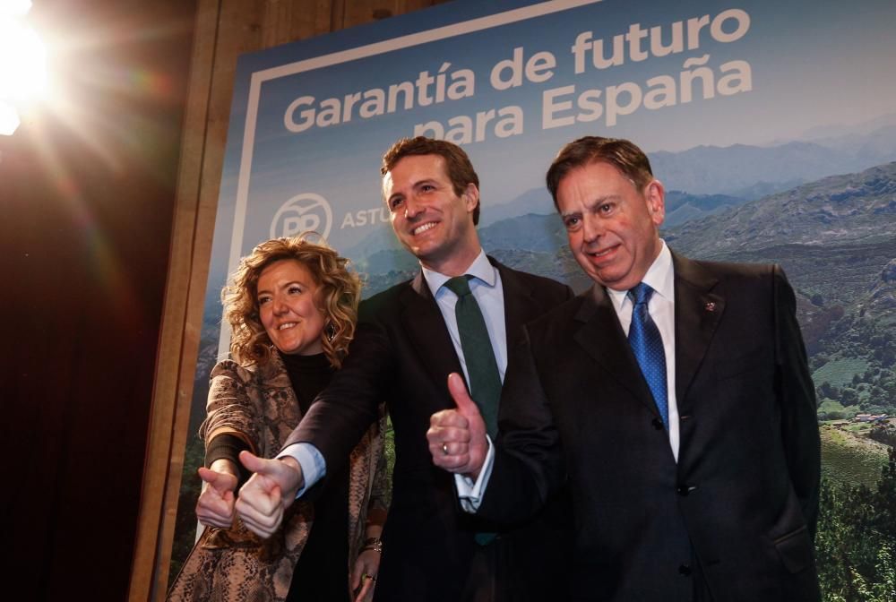 Pablo Casado  acude a Oviedo para presentar a los candidatos del PP en Asturias