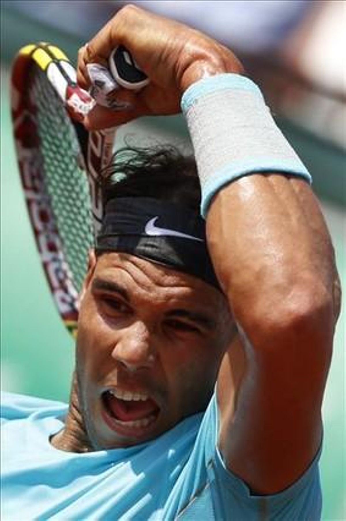 Rafa Nadal durante la final de Roland Garros.