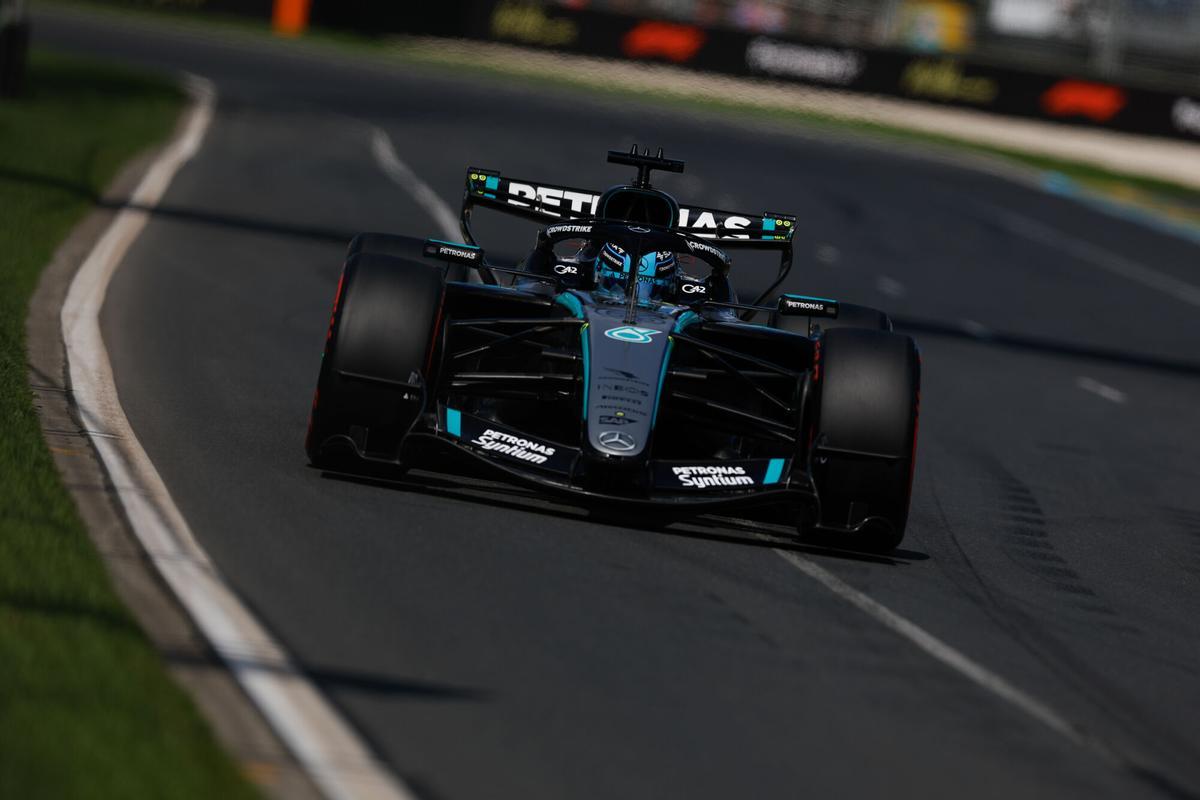 George Russell no tuvo rival en Australia.