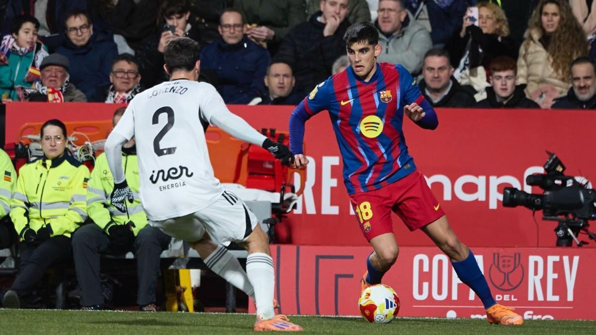 Albacete - FC Barcelona | La salvada de Gerard Martín