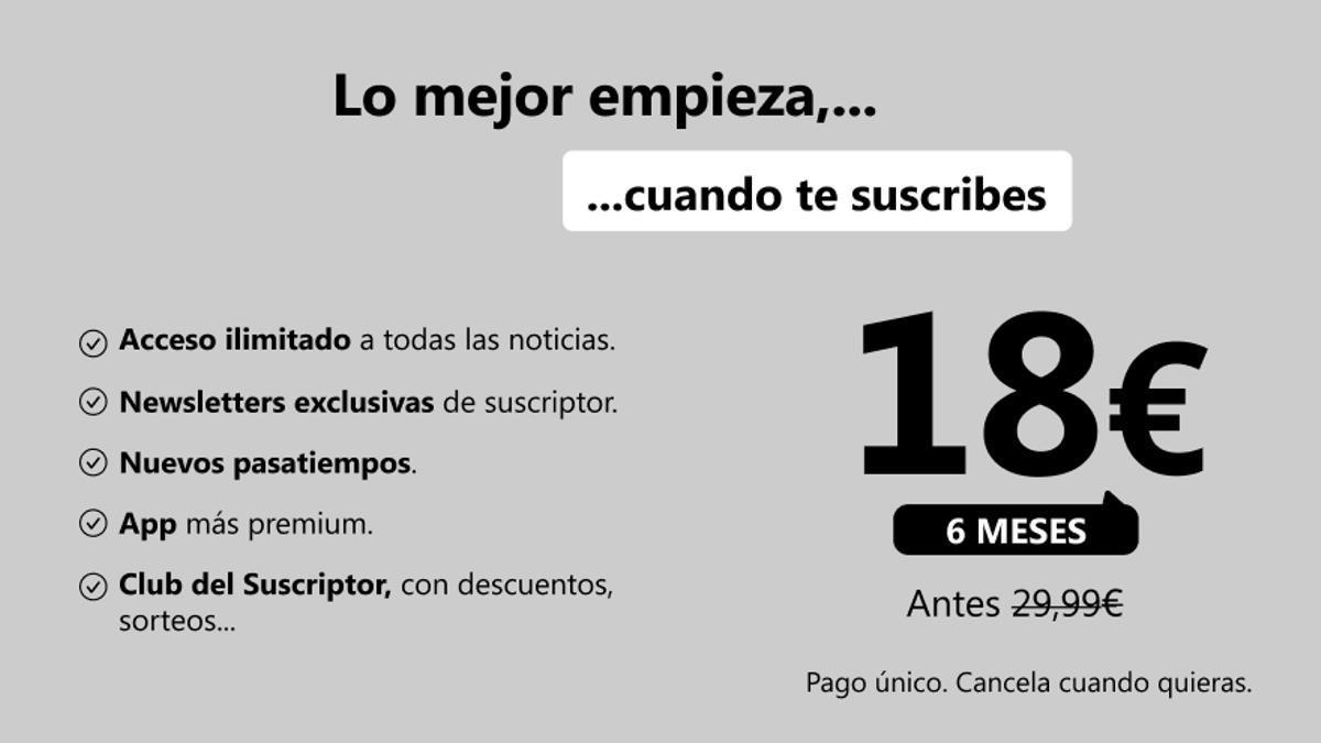 Suscríbete a Diario de Ibiza por 18 euros seis meses