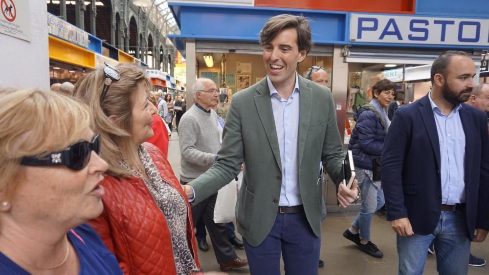 Pablo Montesinos, en el Mercado de Atarazanas