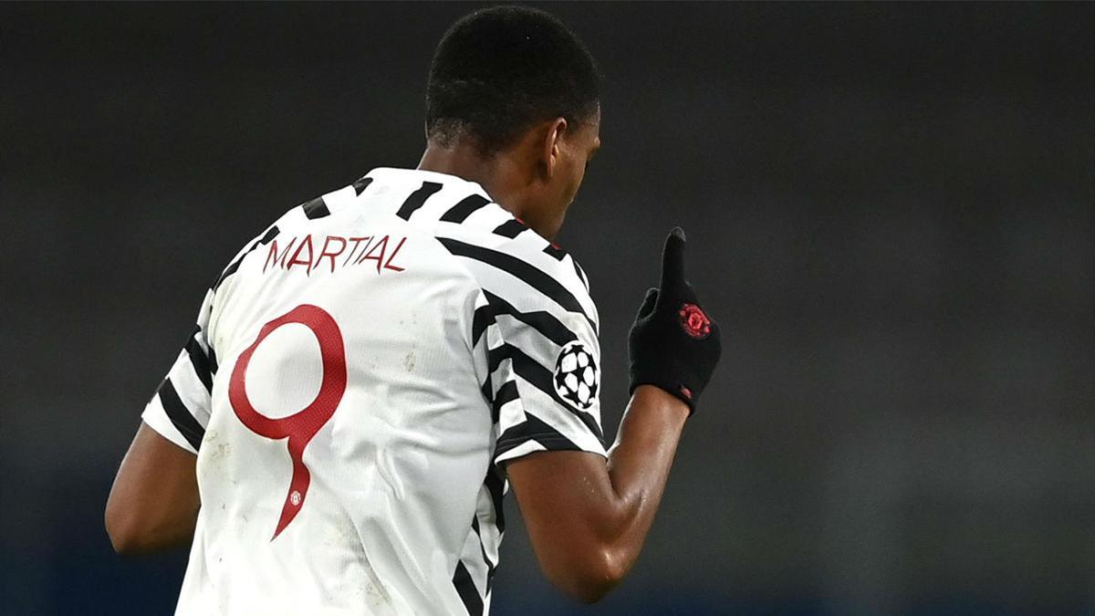 Martial marcó el tanto del United ante el Istanbul