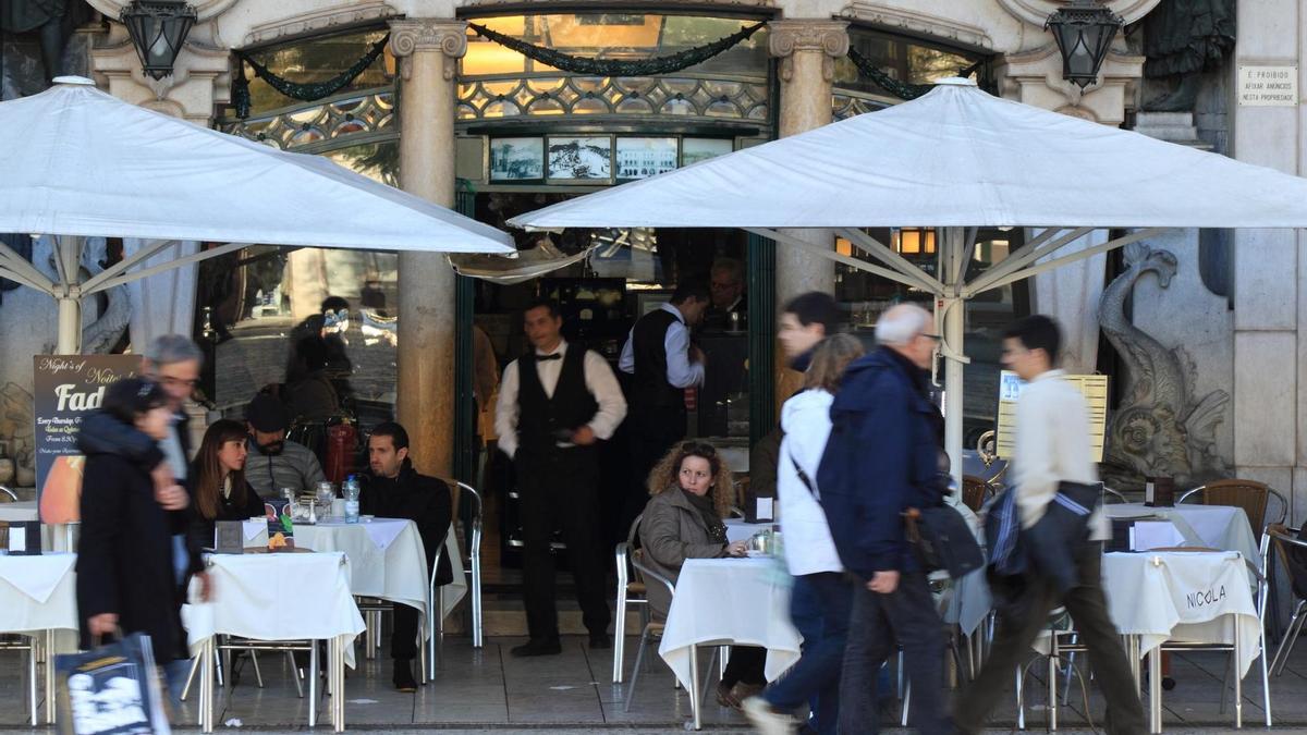 Un local hostelero en Portugal.