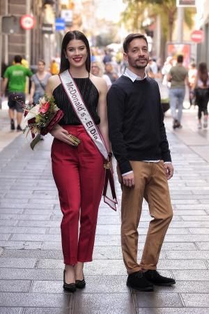 Visita de nuestra candidata a Reina Yudith Miguélez con el diseñador de la fantasía, Daniel Pagés  | 12/02/2020 | Fotógrafo: María Pisaca Gámez