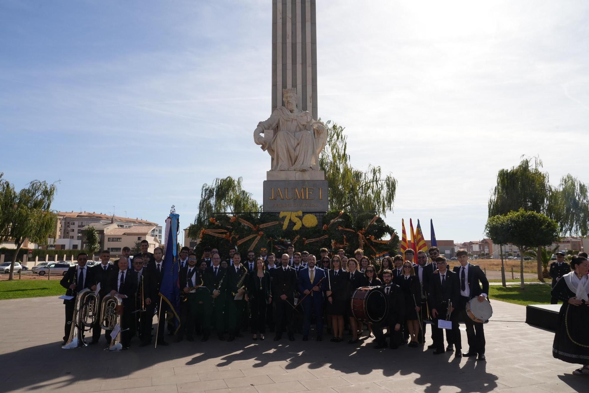 Las mejores imágenes del homenaje a Jaume I, que inicia los actos para celebrar los 750 años de Vila-real