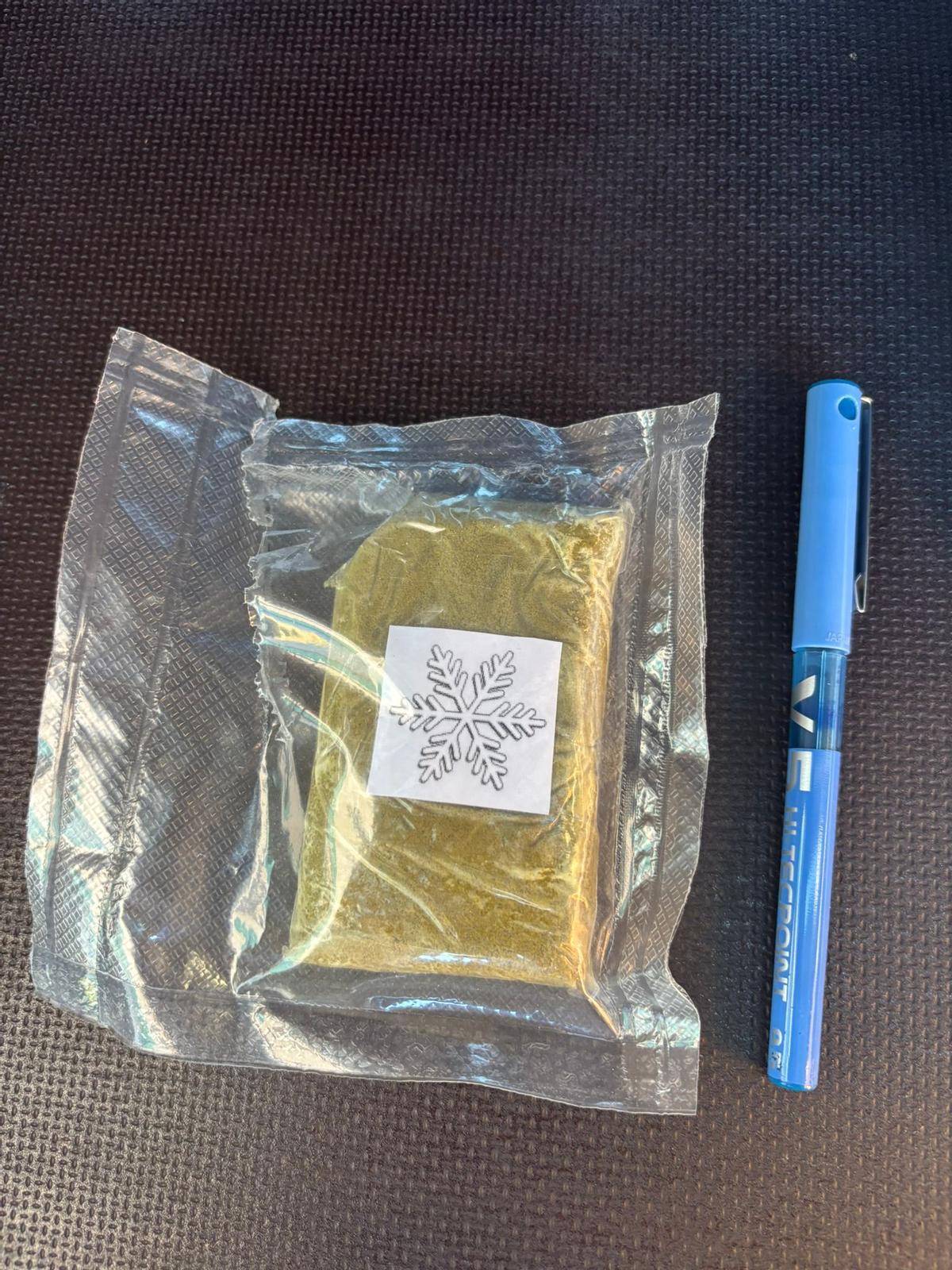 El pol·len d'haixix intervingut a Girona.