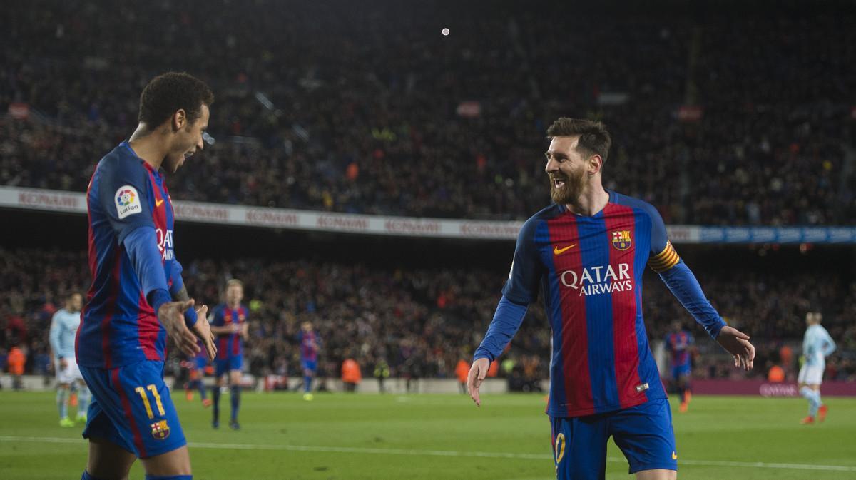 La bogeria de Messi després del 6-1