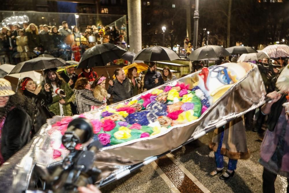 Carnaval de Gijón 2018: entierro de la sardina